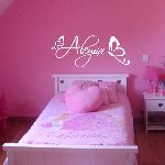 Voorbeeld van de muur stickers: Aleyna Papillons (Thumb)